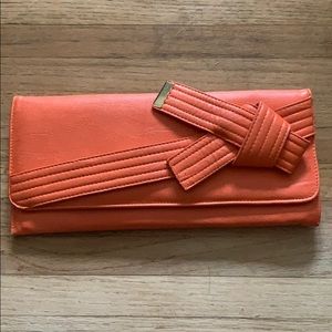 Jessica Simpson Coral Clutch